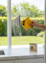 Nettoyeur de vitres magnétique triangulaire double face – Image 2