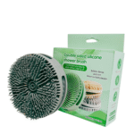 Brosse de douche en silicone double face