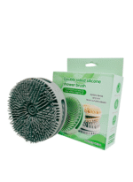 Brosse de douche en silicone double face