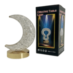 Lampe décorative Croissant Cristal