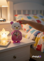 Horloge Enfant Cartoon – Design Ours Mignon – Image 2