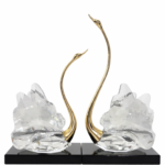 Couple de Cygnes Cristal
