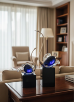 Duo de Cygnes en Cristal – Image 2