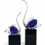 Duo de Cygnes en Cristal