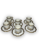 Service à Café Noir en Porcelaine 12 Pièces – Image 4