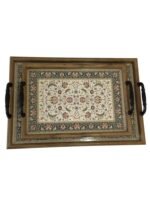 Set de 2 Plateaux Rectangulaires Avec Motif Oriental – Image 3