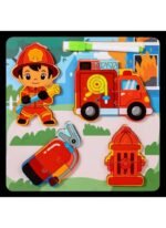 Puzzle Éducatif "Métiers & Découvertes" – Bois et Magnétique – Image 9