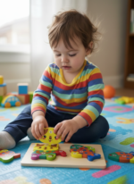 Puzzle d'Éveil Éducatif en Bois – Apprendre les Chiffres en s'Amusant – Image 11