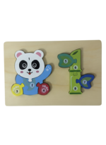 Puzzle d'Éveil Éducatif en Bois – Apprendre les Chiffres en s'Amusant – Image 6
