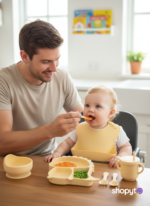 Coffret Repas Bébé en Silicone "6 pièces" – Image 6