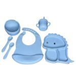 Coffret Repas Bébé en Silicone "6 pièces"