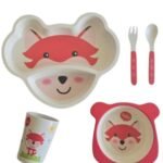 Set de Repas Pour Enfant Renard – 5 Pièces