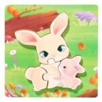 Puzzle En Bois Lapin