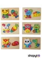 Puzzle D'éveil Éducatif En Bois – Image 2