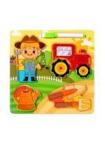 Puzzle Éducatif "Métiers & Découvertes" – Bois et Magnétique – Image 6