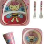 Set de Repas Pour Enfant Abeille– 5 Pièces