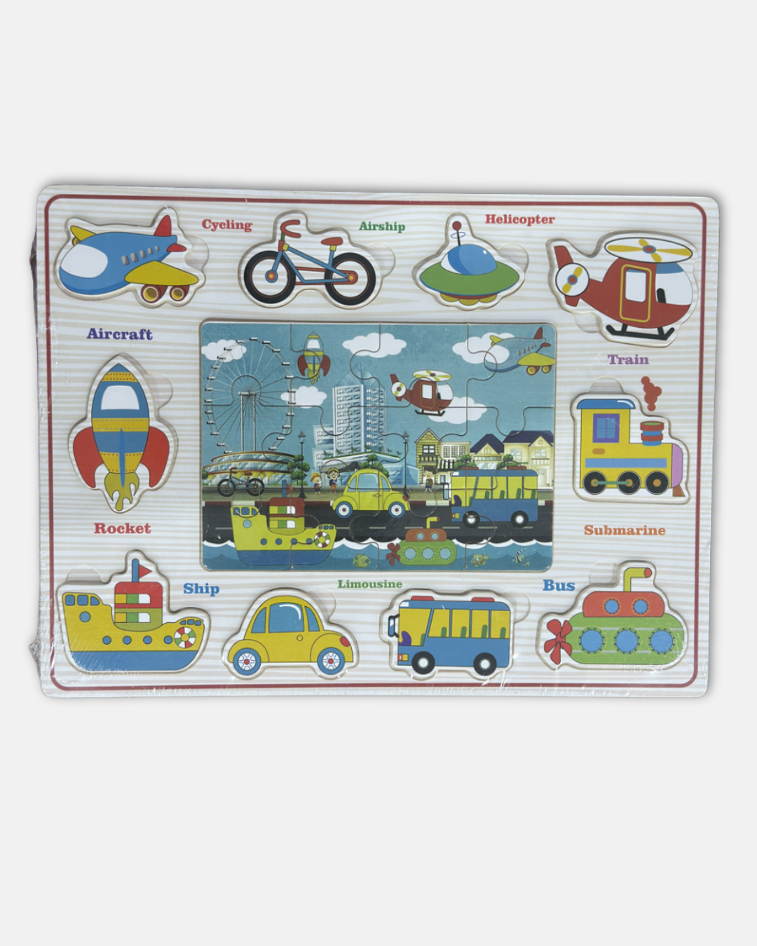 Puzzle éducatif en bois – Thèmes variés – Image 11