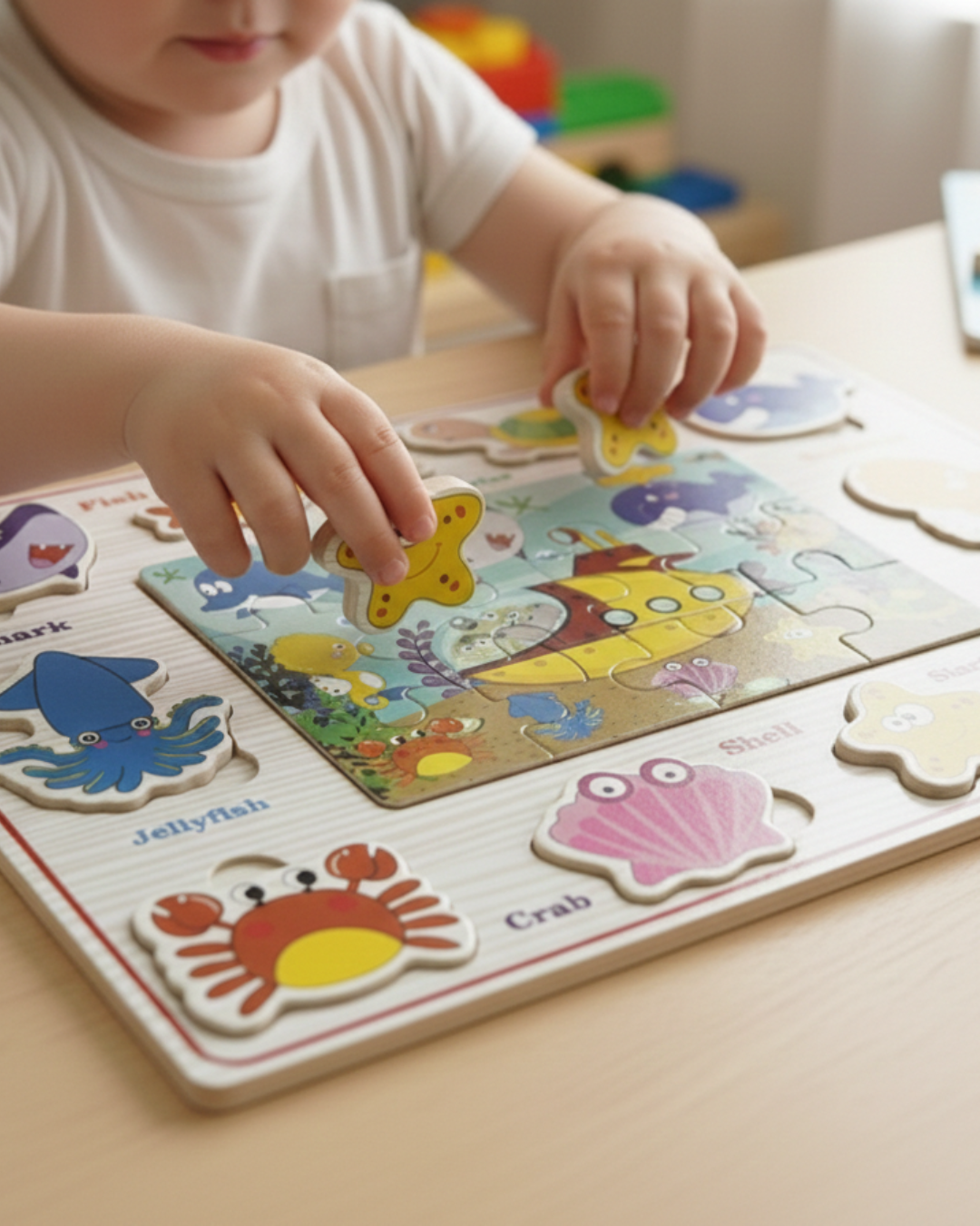Puzzle éducatif en bois – Thèmes variés – Image 3