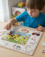 Puzzle éducatif en bois – Thèmes variés – Image 2