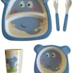Set de Repas Complet pour Enfant Elephant– 5 Pièces