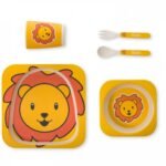 Set de Repas Pour Enfant Lion (5 Pièces)