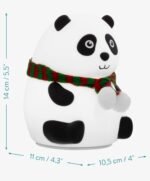 Veilleuse Enfant Panda Rechargeable LED Silicone – Multicolore – Image 3