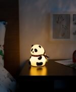 Veilleuse Enfant Panda Rechargeable LED Silicone – Multicolore – Image 2