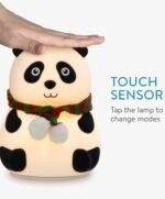 Veilleuse Enfant Panda Rechargeable LED Silicone – Multicolore – Image 4