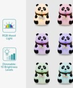 Veilleuse Enfant Panda Rechargeable LED Silicone – Multicolore – Image 5