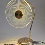 Veilleuse LED Design Élégance Dorée
