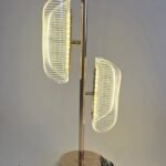 Veilleuse LED Design Moderne – Double Vague Lumineuse