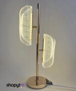 Veilleuse LED Design Moderne – Double Vague Lumineuse